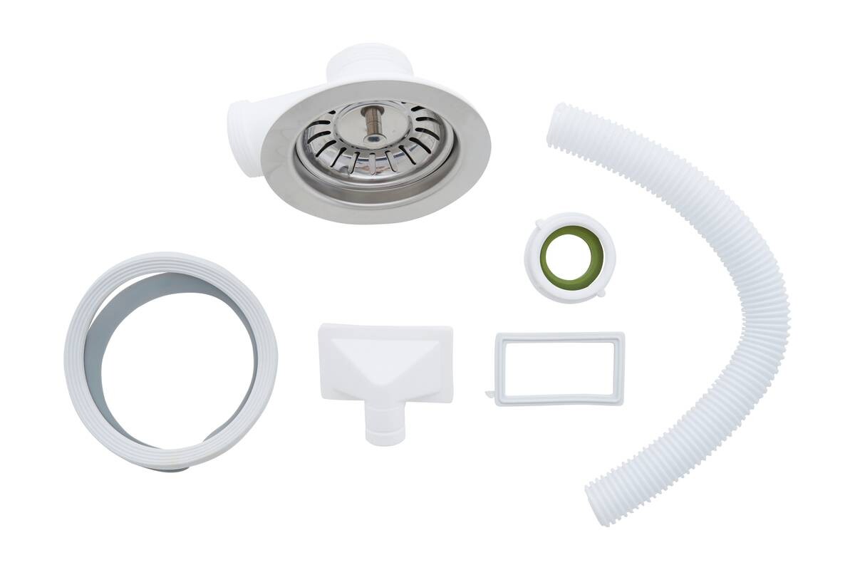 Respekta Einbauspüle Detroit 49 x 44 Edelstahl B/H/T: ca. 44x49x22,5 cm