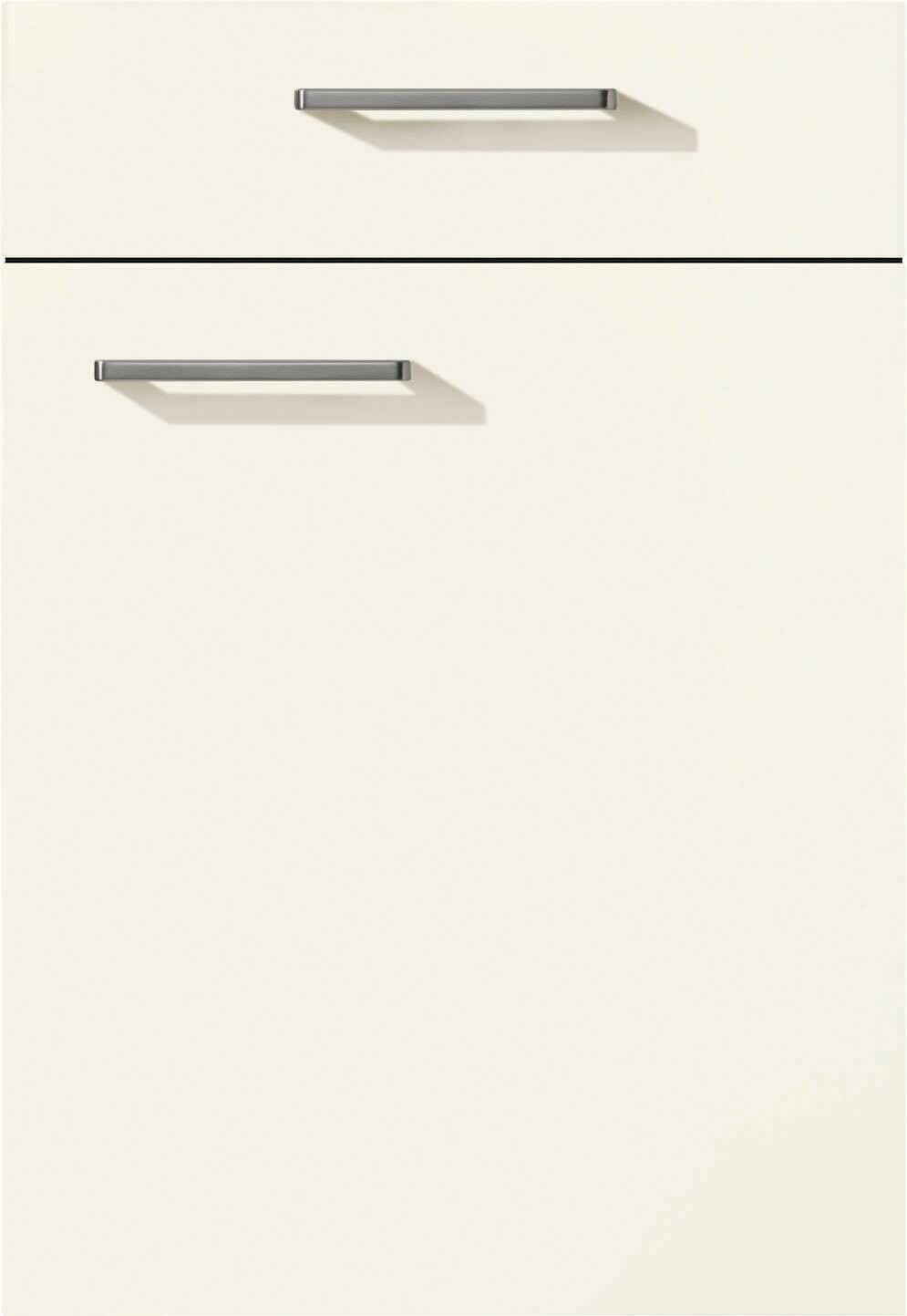 nobilia Winkelküche Flash Magnolie Hochglanz B/T/L: ca. 305x60x275 cm