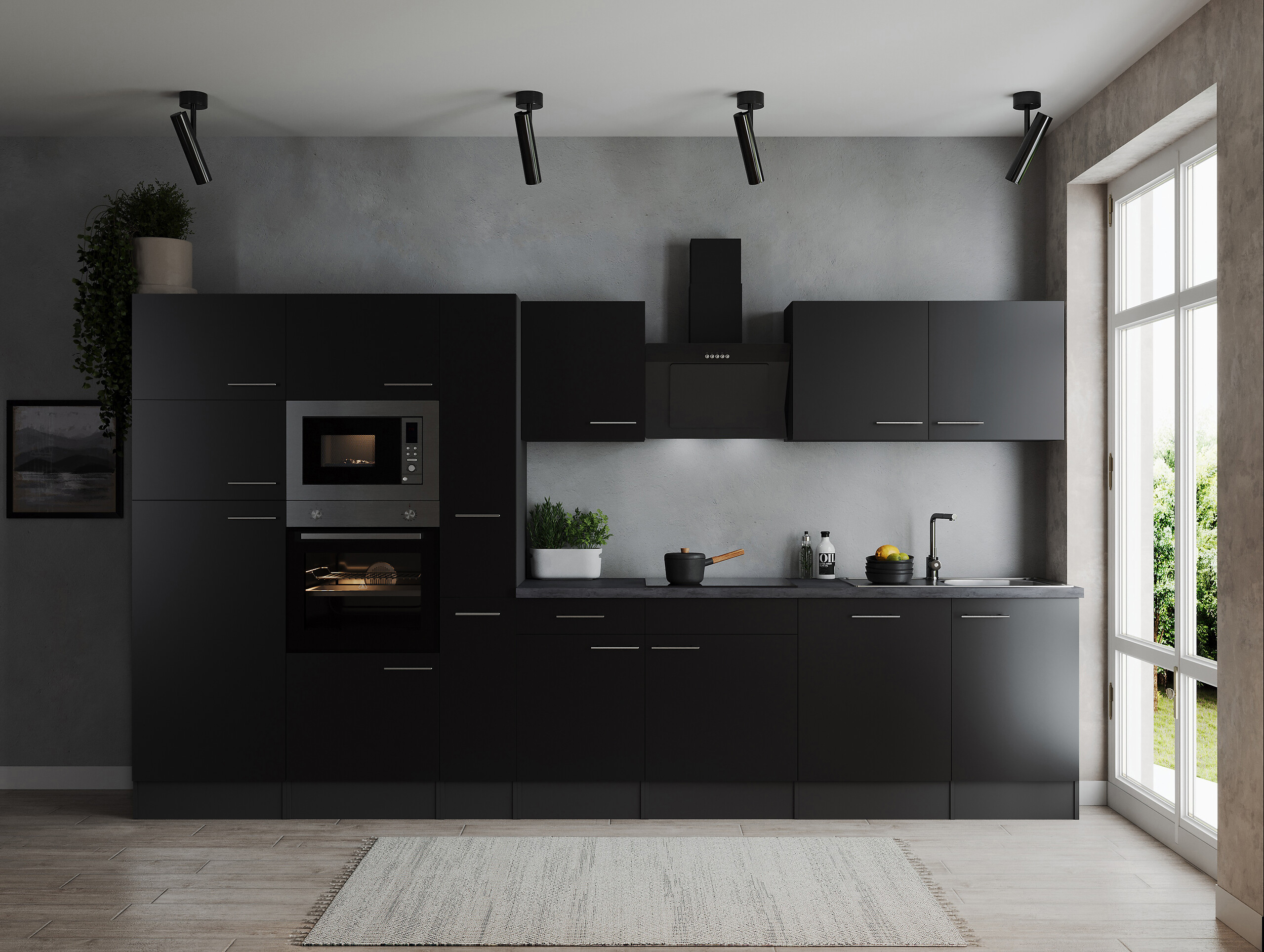 Küchenblock Oliver B/H/T: ca. 370x205x60 cm