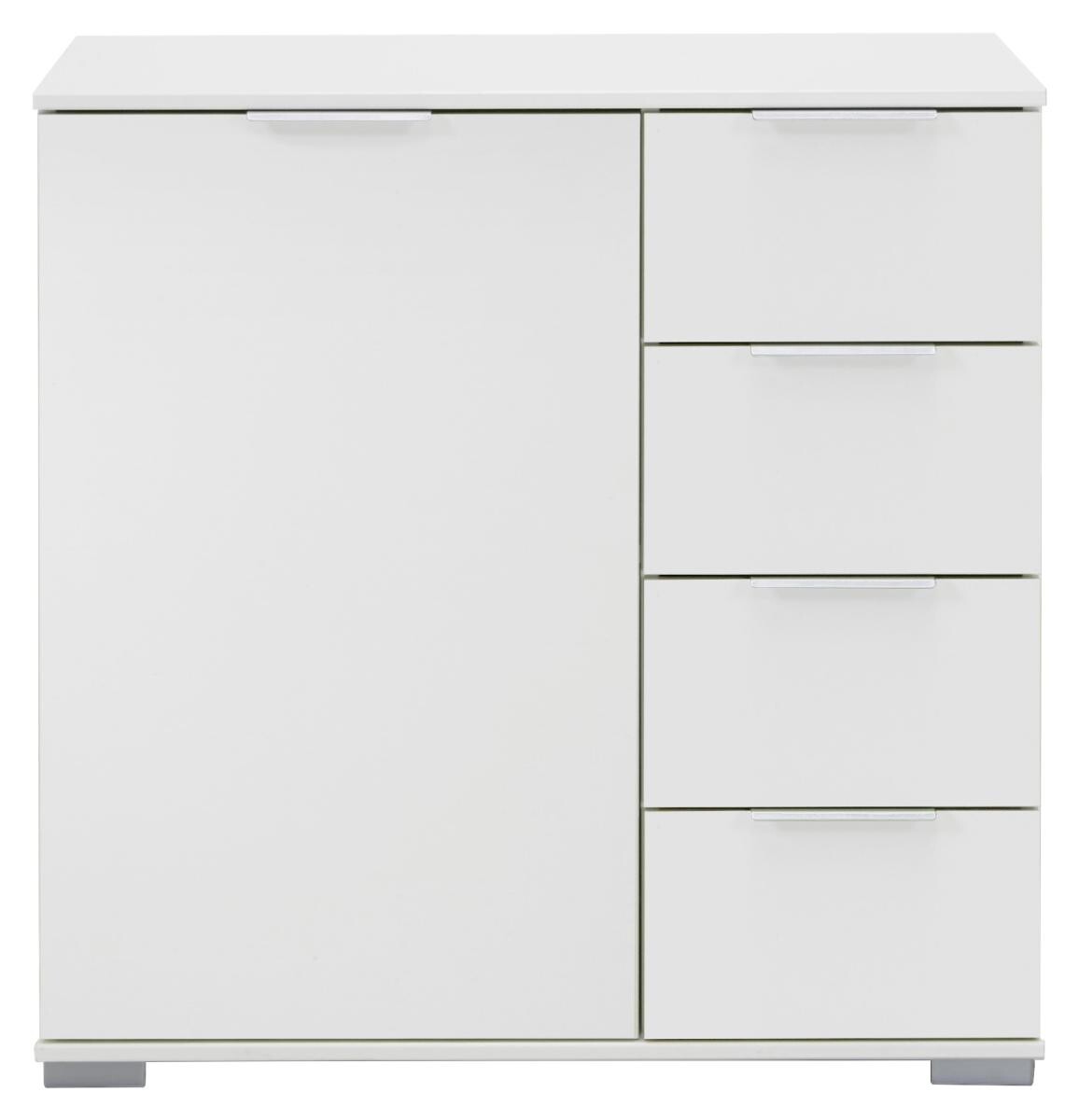 Kombikommode Nadja weiß B/H/T: ca. 81x83x41 cm