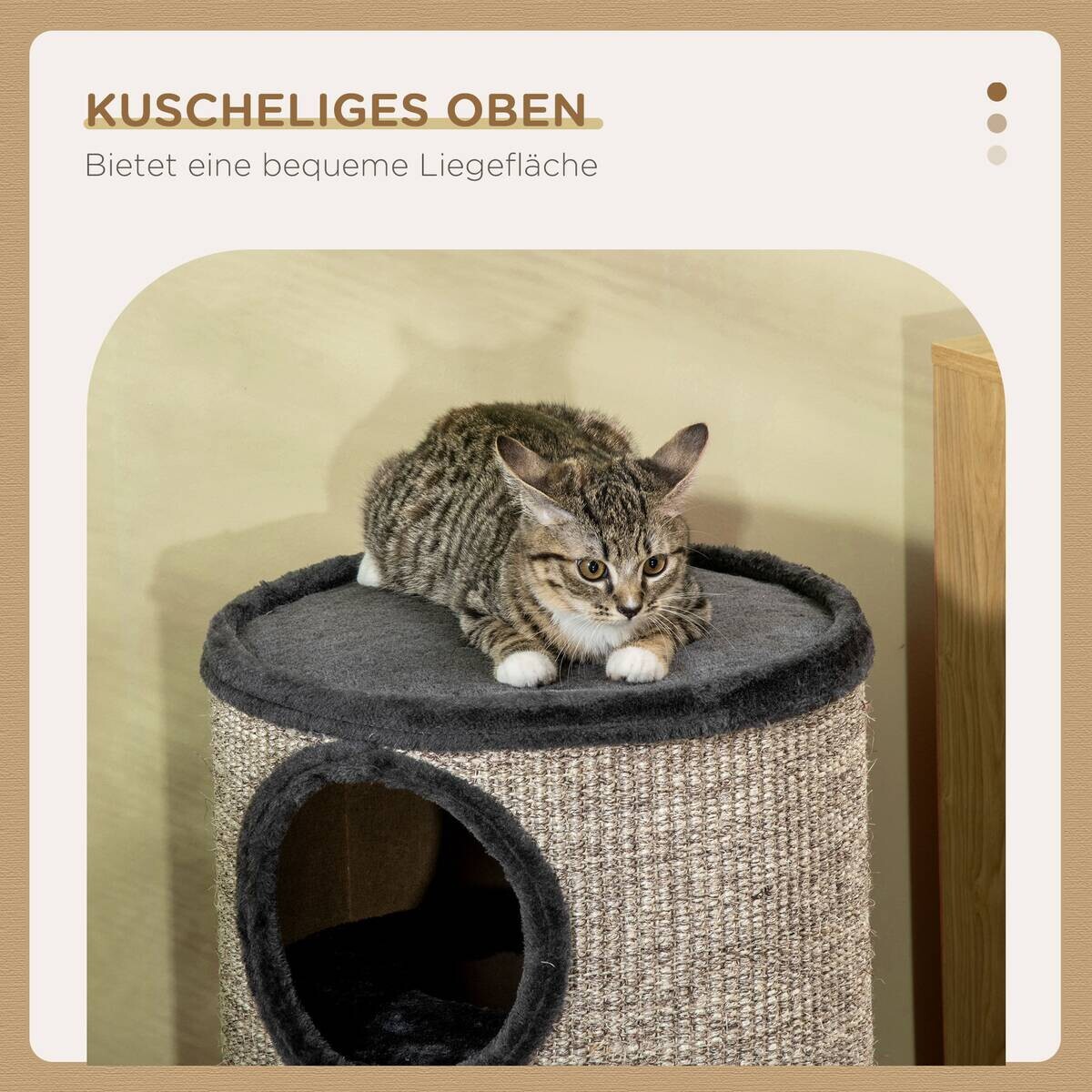 PawHut Tier-Zubehör grau Polypropylen B/H/L: ca. 38x38x70 cm