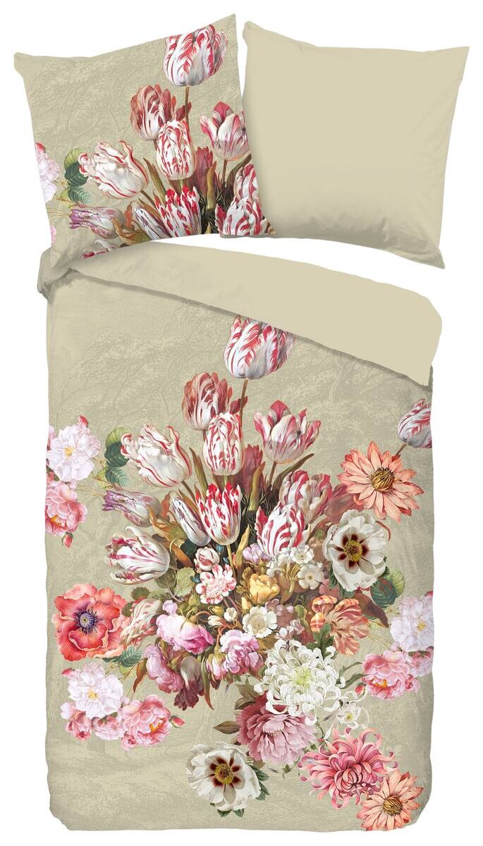 Baumwoll Bettwäsche Miran sand Baumwolle B/L: ca. 200x200 cm