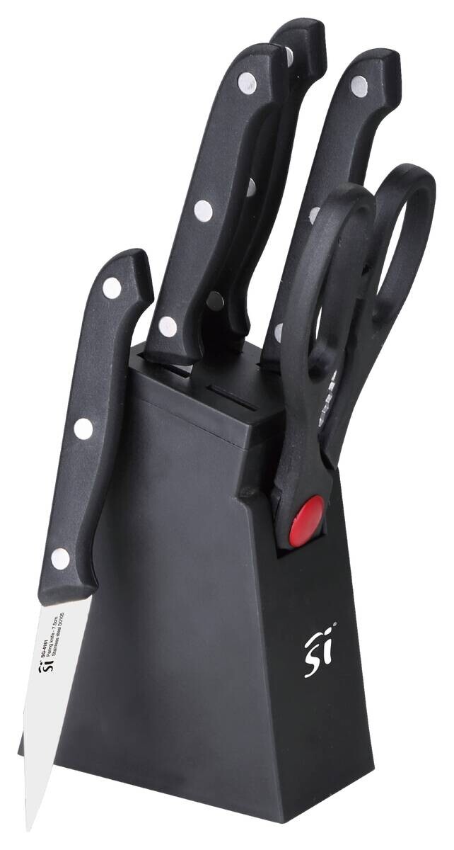 SAN IGNACIO Messerset TENESSY silber Edelstahl