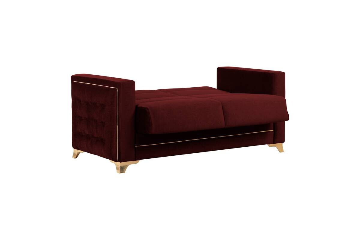 Sofa 3-2-1 Cavana bordeaux Microfaser
