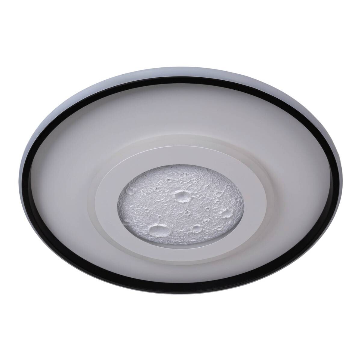 Näve Leuchten Deckenleuchte weiß Metall Kunststoff B/H/T: ca. 50x6x50 cm null 3 Brennstellen