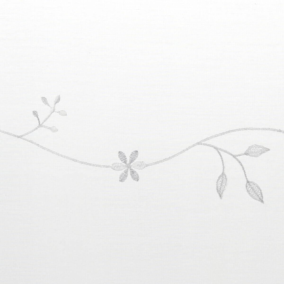 CASA CREATION Scheibengardine Maciro weiß B/L: ca. 45x120 cm