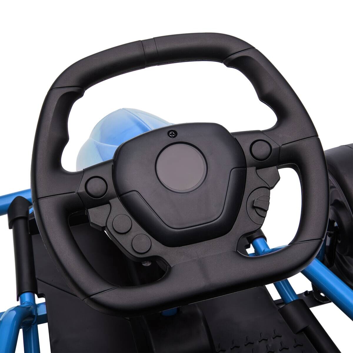 HOMCOM Kinder Elektro Gokart blau B/H/L: ca. 77x54x115 cm