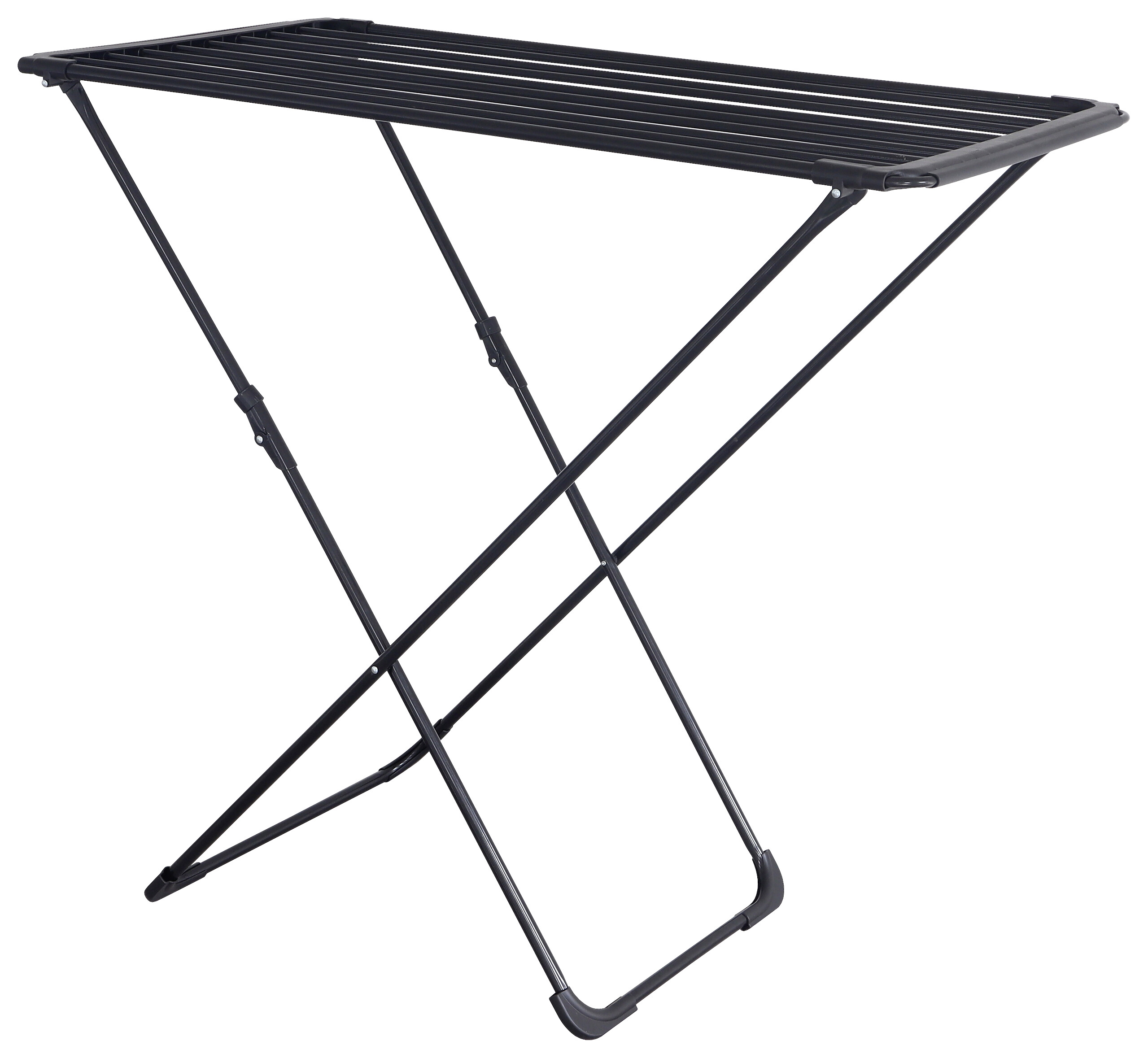 Flügelwäschetrockner silber