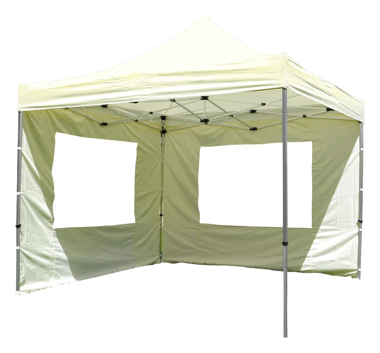 VCM Pavillon PROFI weiß Metall B/H/L: ca. 300x220x300 cm