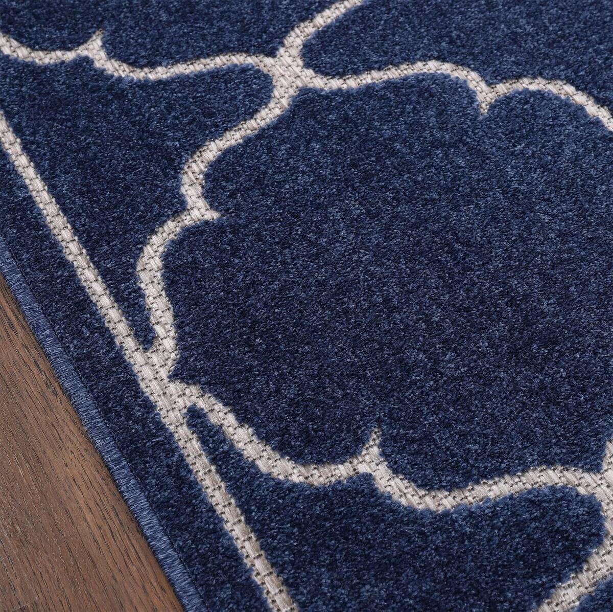 Sanat Outdoorteppich BERLIN blau B/L: ca. 120x170 cm