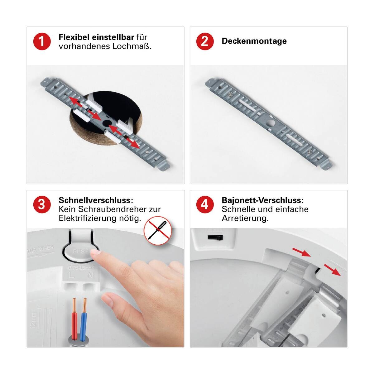 Näve Leuchten Deckenleuchte