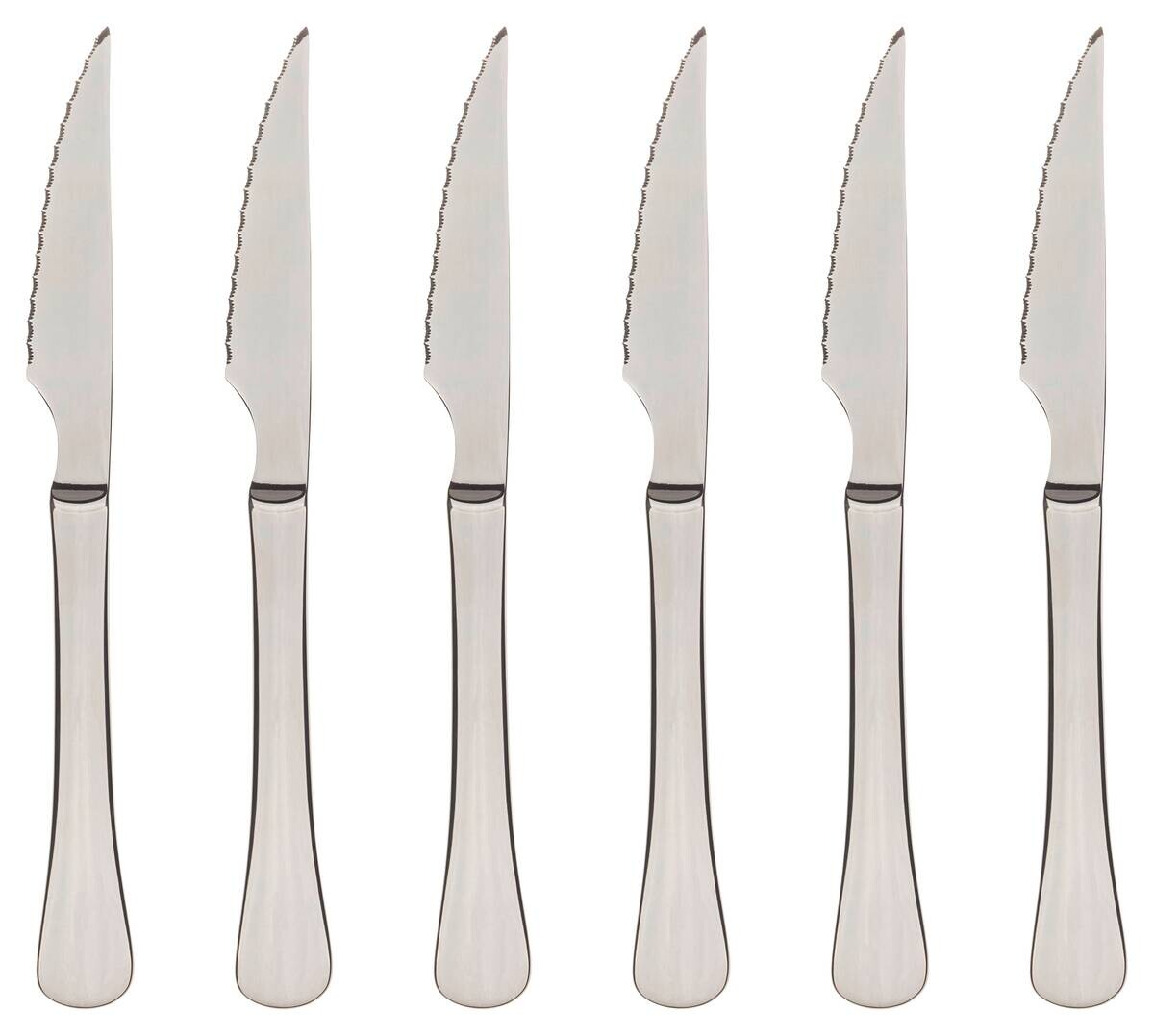 BERGNER Steakmesser MUNICH silber Edelstahl 6 tlg.