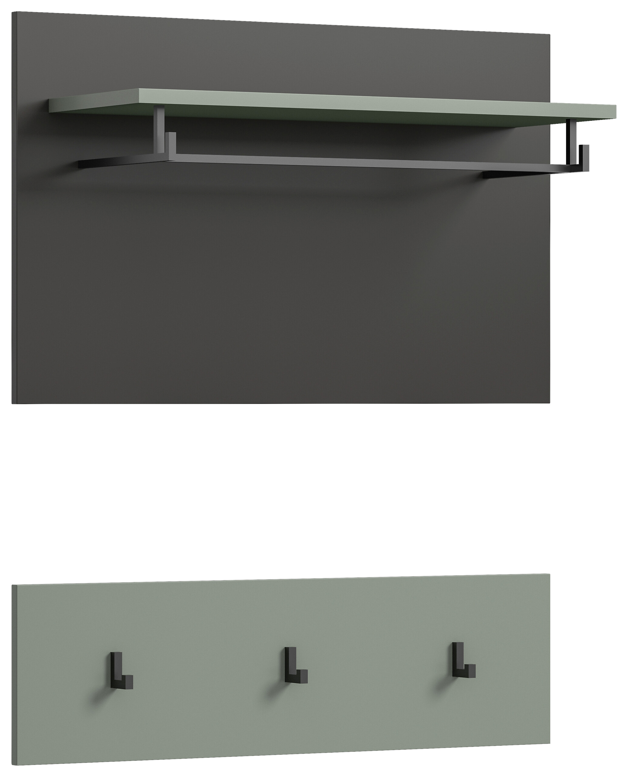 Paneel Canu grün basaltgrau Nachbildung B/H/T: ca. 73x80x27 cm Paneel Canu grün basaltgrau Nachbildung B/H/T: ca. 73x80x27 cm