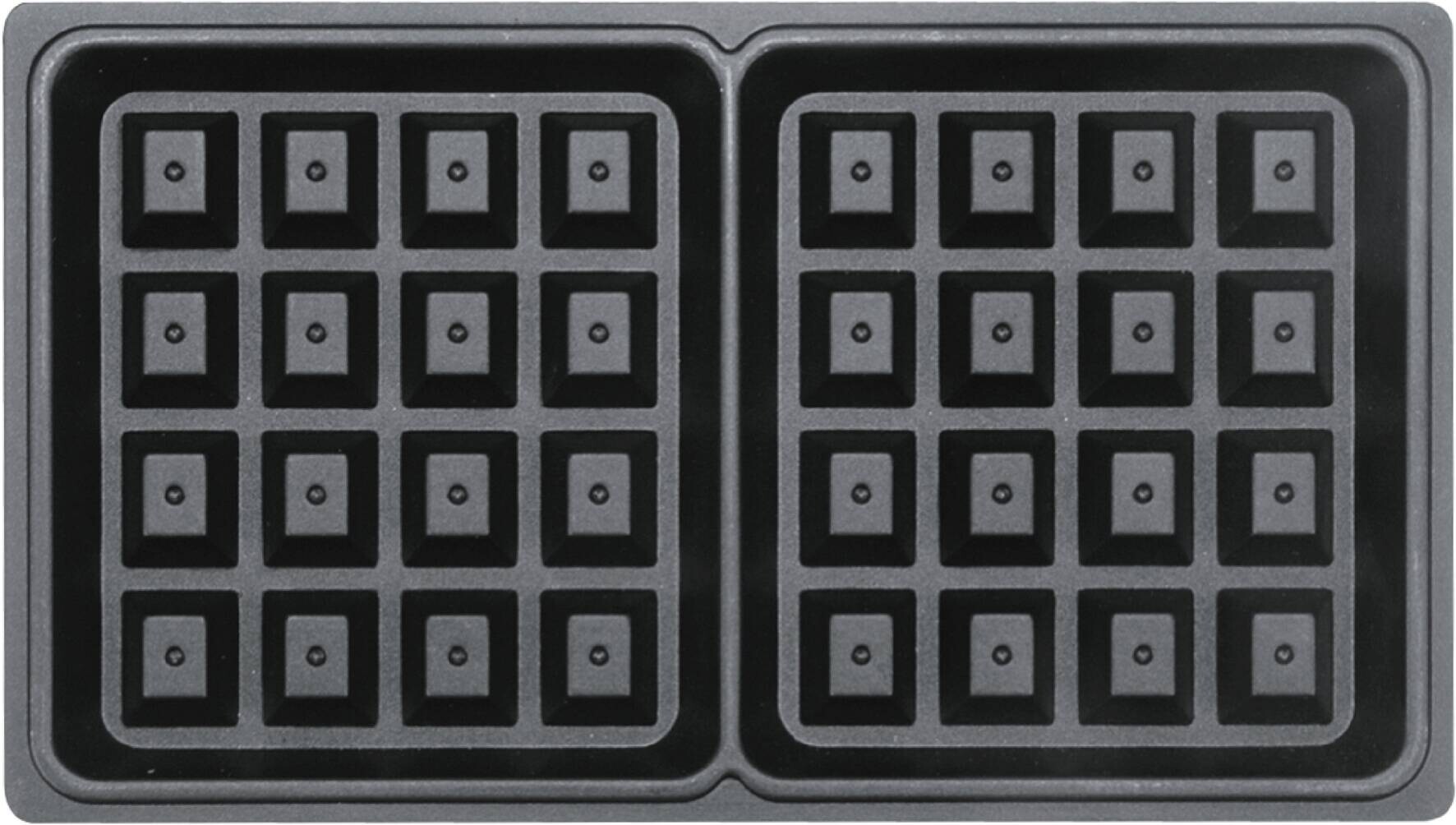 POCOline Sandwichtoaster schwarz Metall Kunststoff B/H/L: ca. 23,3x9,4x23,5 cm