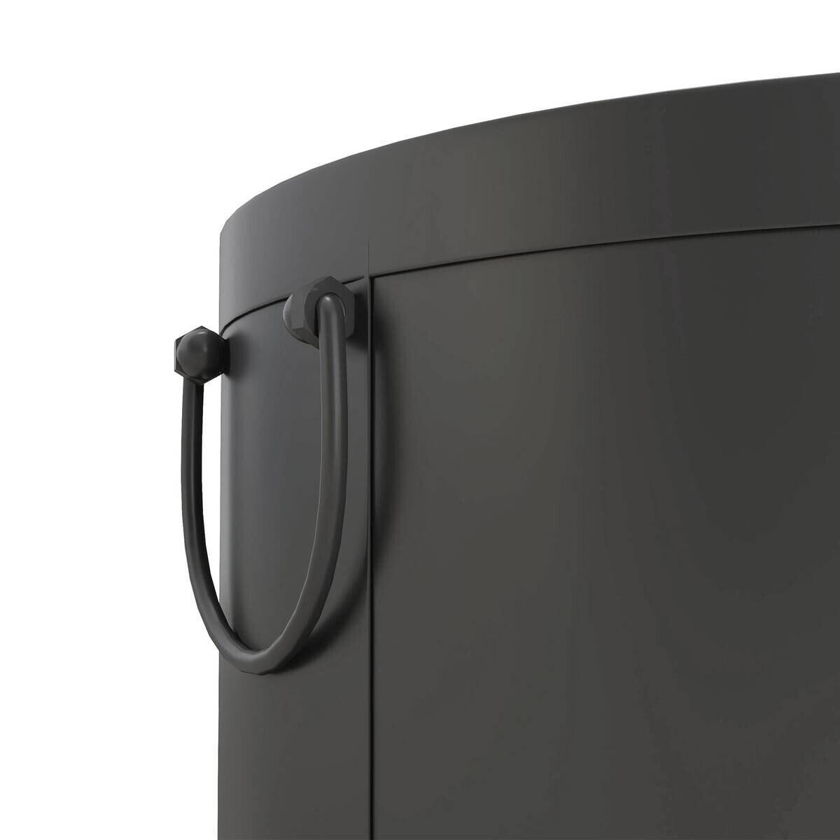 Outsunny Feuerschale dunkelgrau Polypropylen B/H/L: ca. 38x38x27 cm