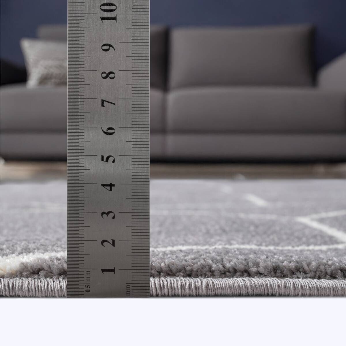 Sanat Teppich Trellis grau B/L: ca. 140x200 cm