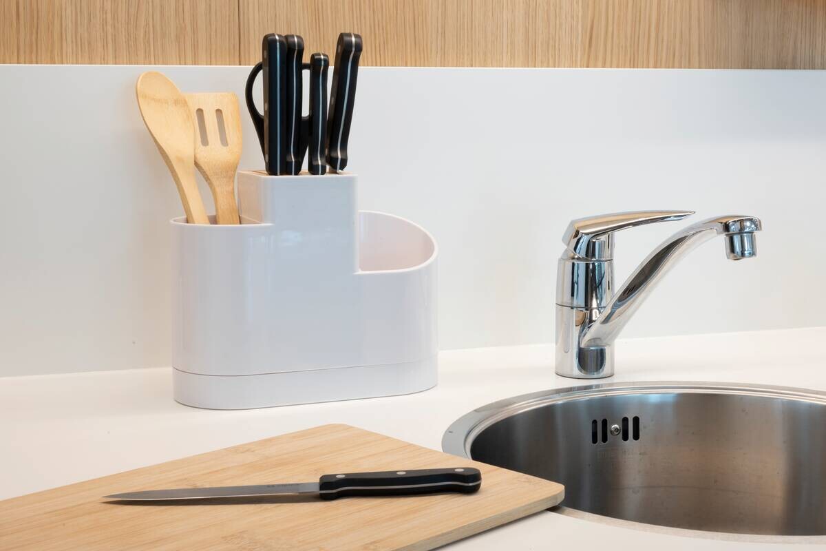 alpina Küchen-Organizer weiß Kunststoff