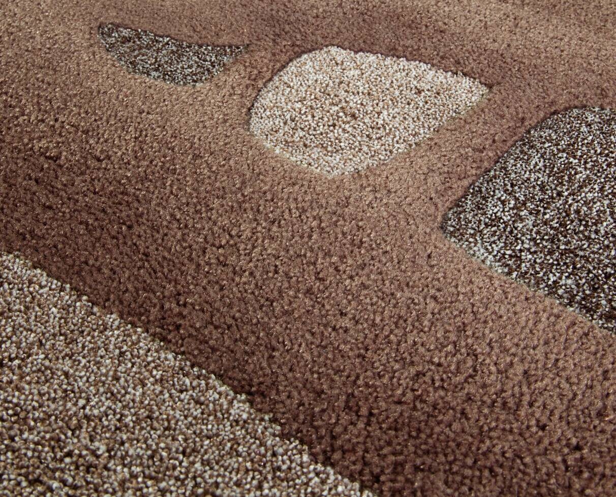 Arte Espina Kurzflorteppich Spirit 7104 braun B/L: ca. 90x160 cm