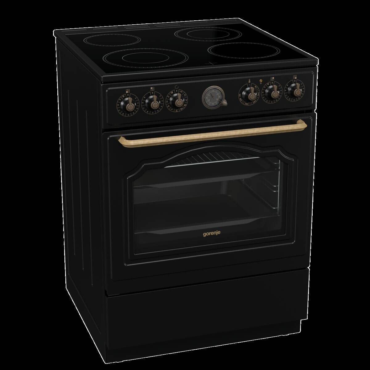 Gorenje Stand-Elektroherd GECS6B70CLB schwarz B/H/T: ca. 60x85x60 cm