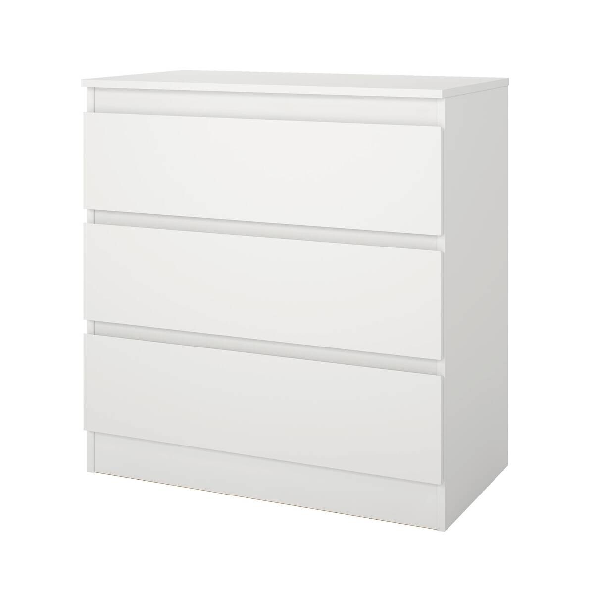 Kommode Mara weiß B/H/T: ca. 77x80,5x42 cm