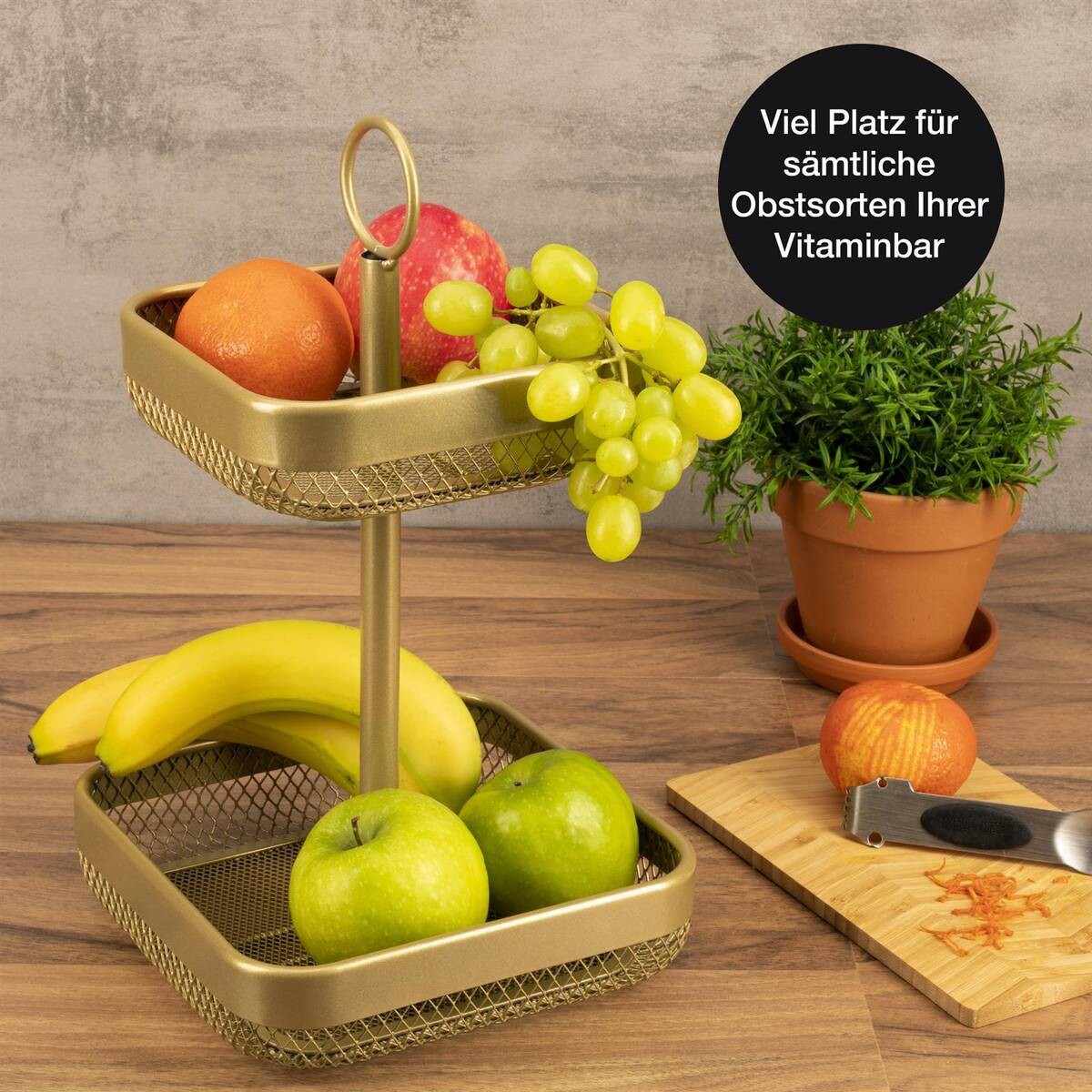 Moritz & Moritz Etagere gold Metall H: ca. 35,5 cm