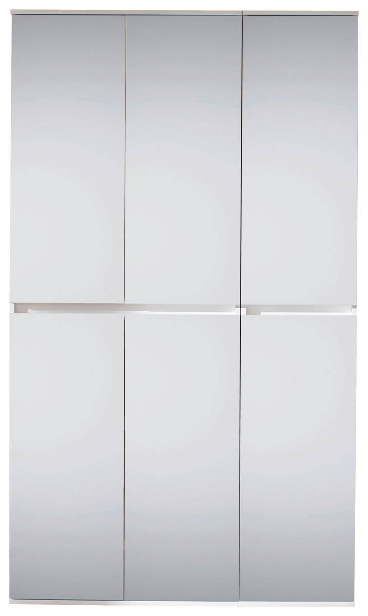 Garderobenschrank Mirror weiß B/H/T: ca. 111x191x34 cm
