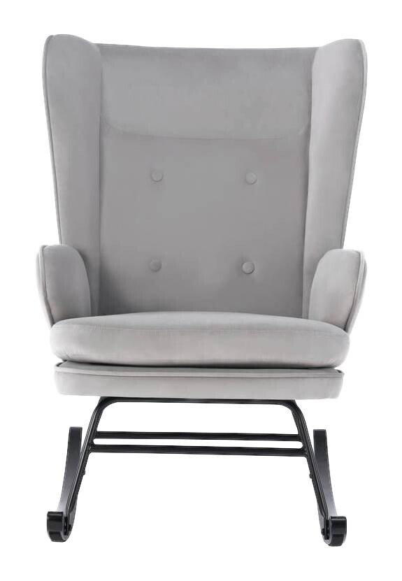 Schaukelstuhl Melorie 100 grau B/H/T: ca. 86x95x65 cm