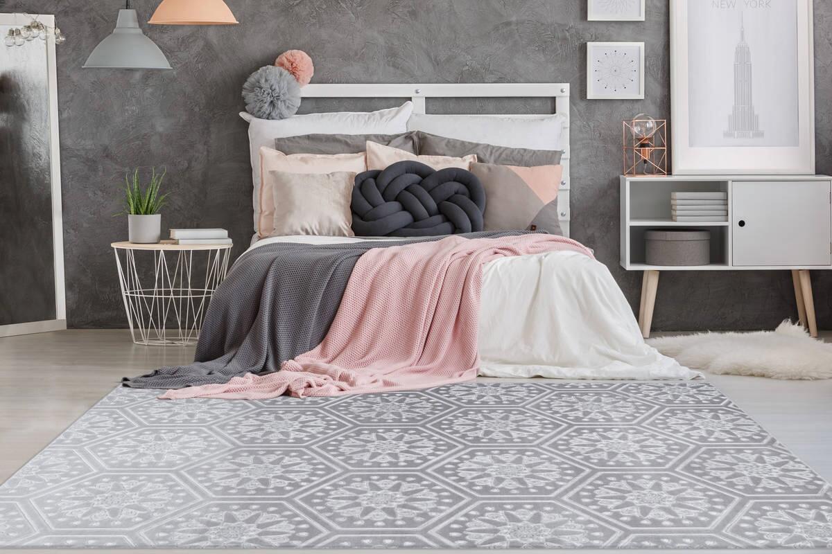 360Living Teppich Monroe grau B/L: ca. 160x230 cm