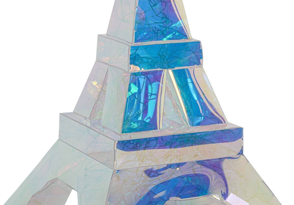 Nolo LED-Dekoleuchte Eiffelturm transparent