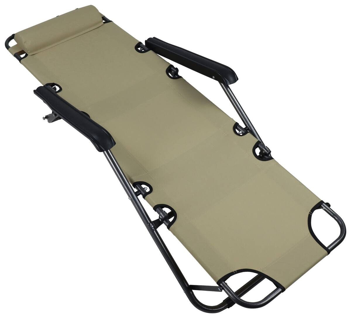 VCM Relaxliege Maltosa creme Textilene