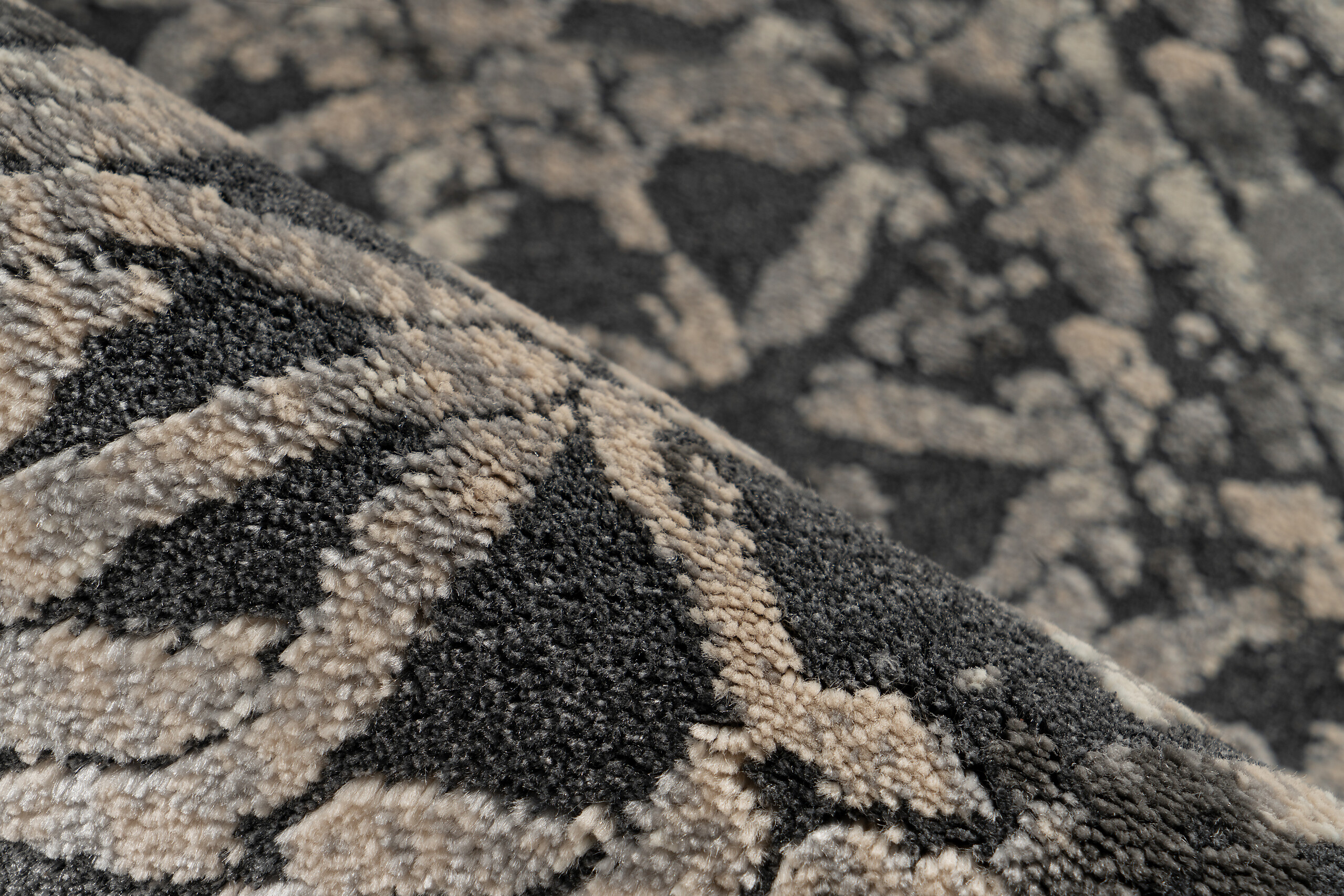 Kayoom Kurzflorteppich Adela 325 grau B/H/L: ca. 120x1,3x170 cm