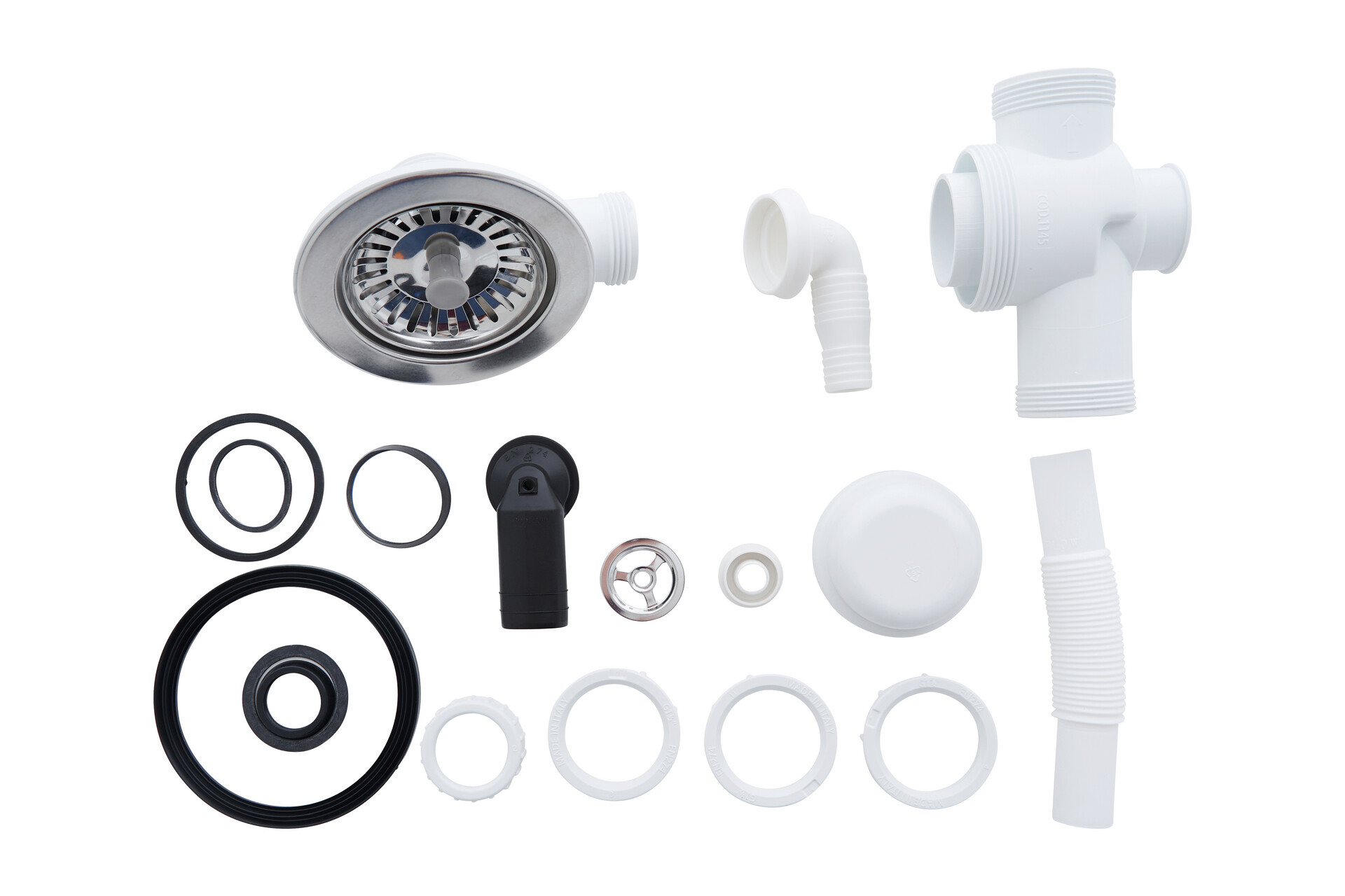 Respekta Einbauspüle Denver 86 x 50 S schwarz Mineralite B/H/T: ca. 86x20x50 cm