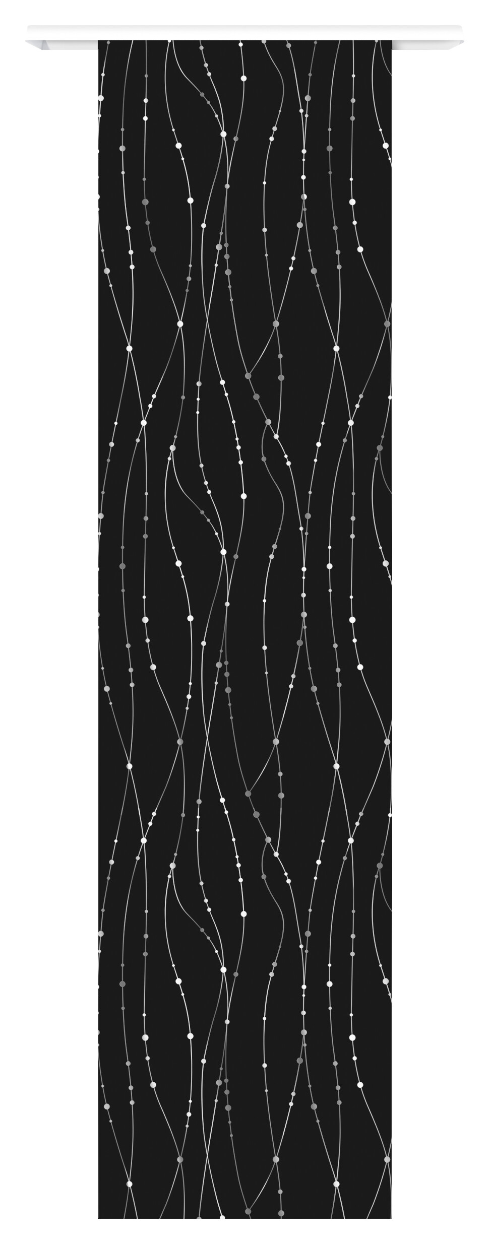 Schiebevorhang New Point schwarz B/L: ca. 60x245 cm Schiebevorhang New Point schwarz B/L: ca. 60x245 cm