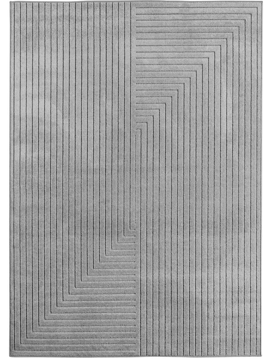 Ayyildiz In-/Outdoor-Teppich NOVA silber B/L: ca. 140x200 cm