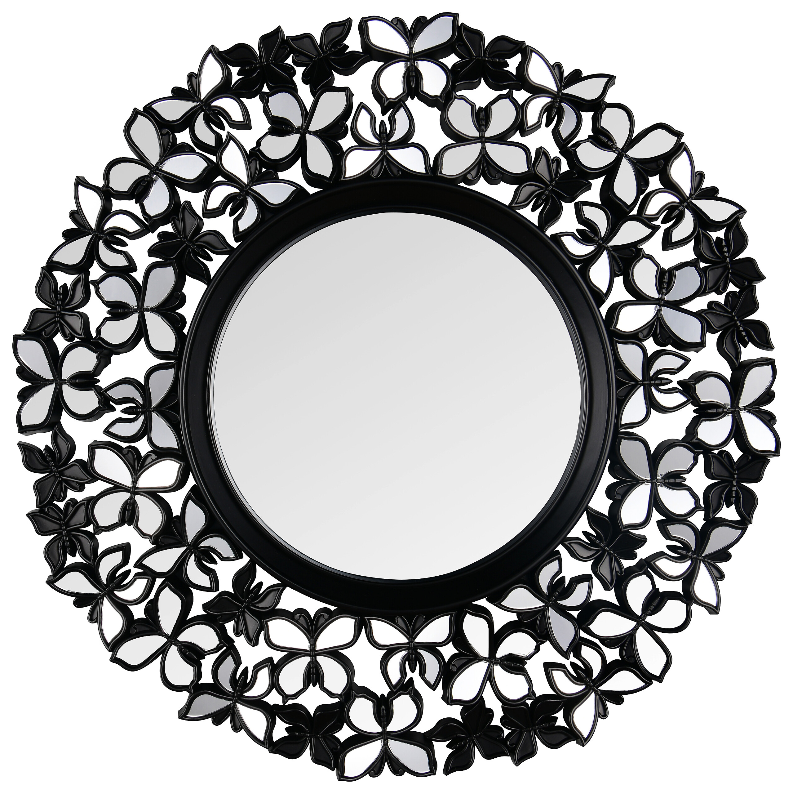 Dekospiegel Lou schwarz T/D: ca. 4x58 cm