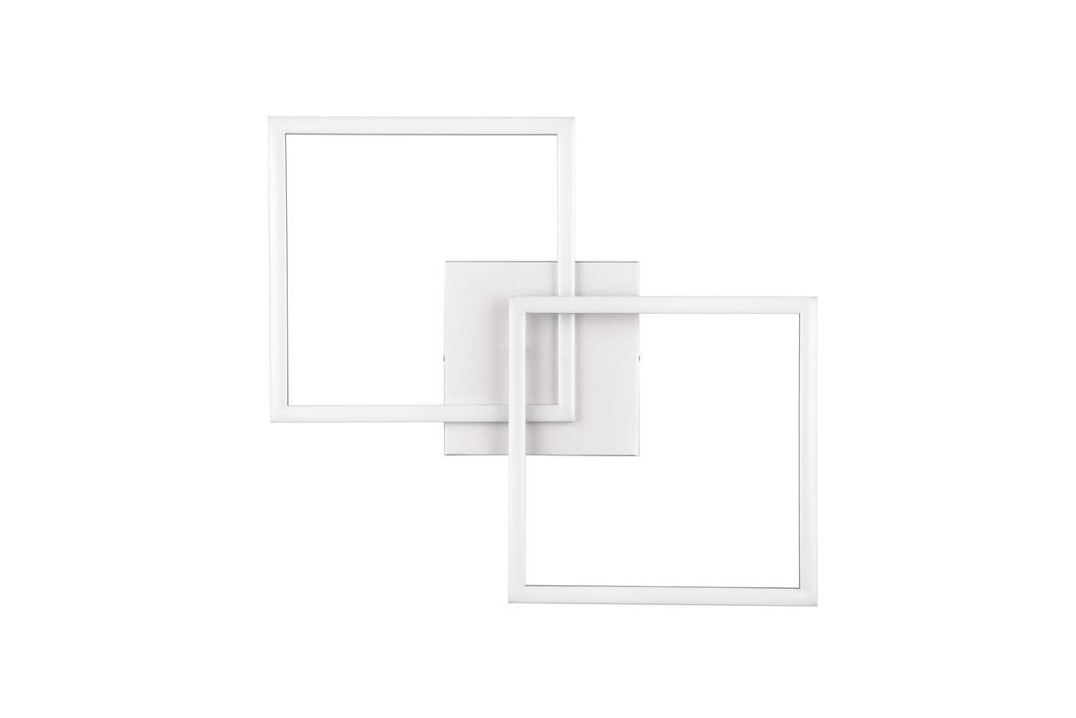 Reality LED-Deckenleuchte Trail titanfarbig Metall B/H/T: ca. 60x7x35 cm 1 Brennstellen