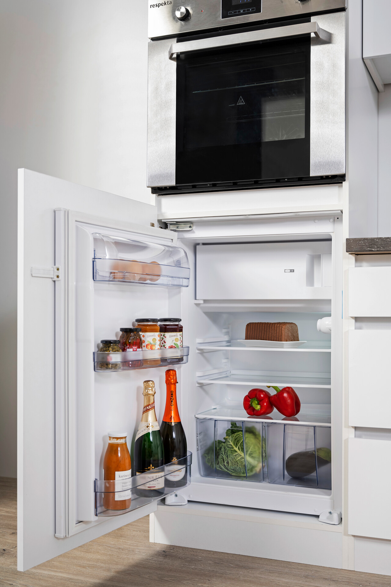 Respekta Küchenblock Premium weiß matt B/H/T: ca. 280x220,5x60 cm