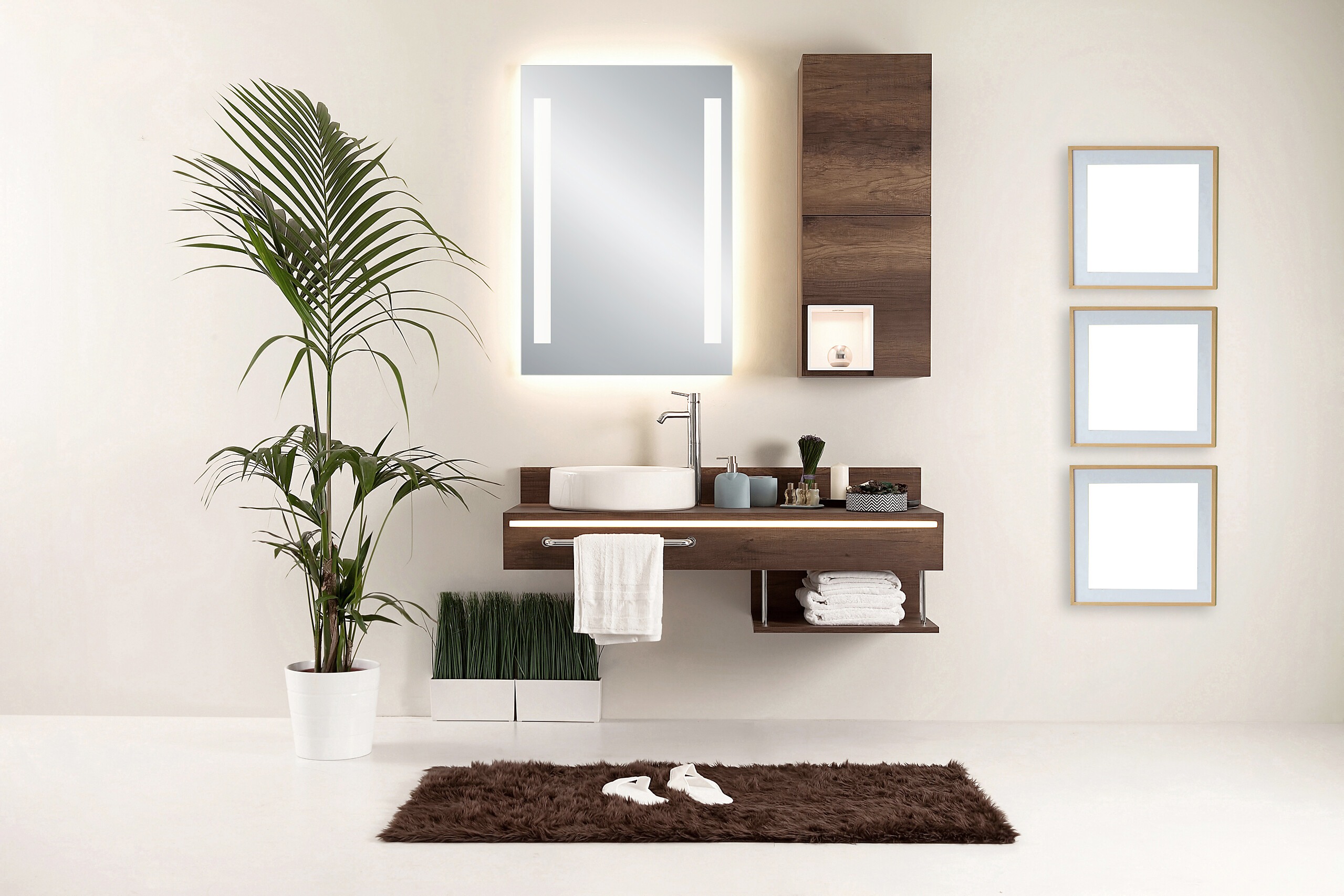 Mirrors&More Wandspiegel B/H/T: ca. 50x70x3,2 cm