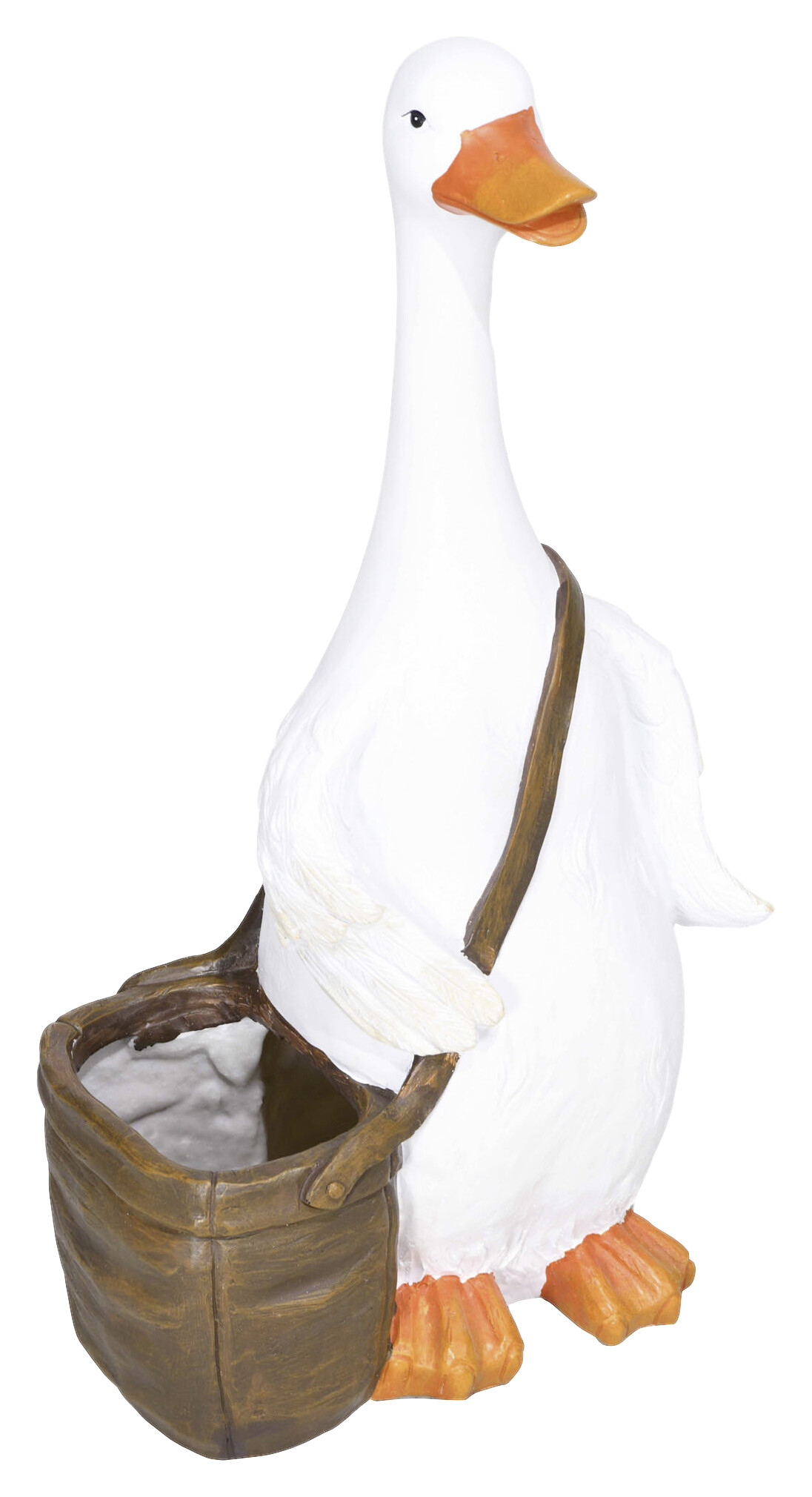 Outsunny Blumentopf weiß Kunststoff B/H/L: ca. 18x60x32 cm