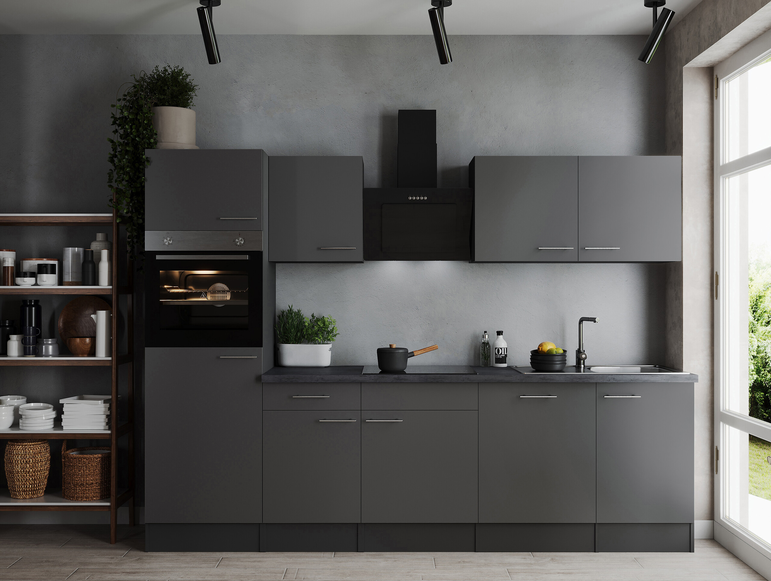 Küchenblock Oliver B/H/T: ca. 280x205x60 cm