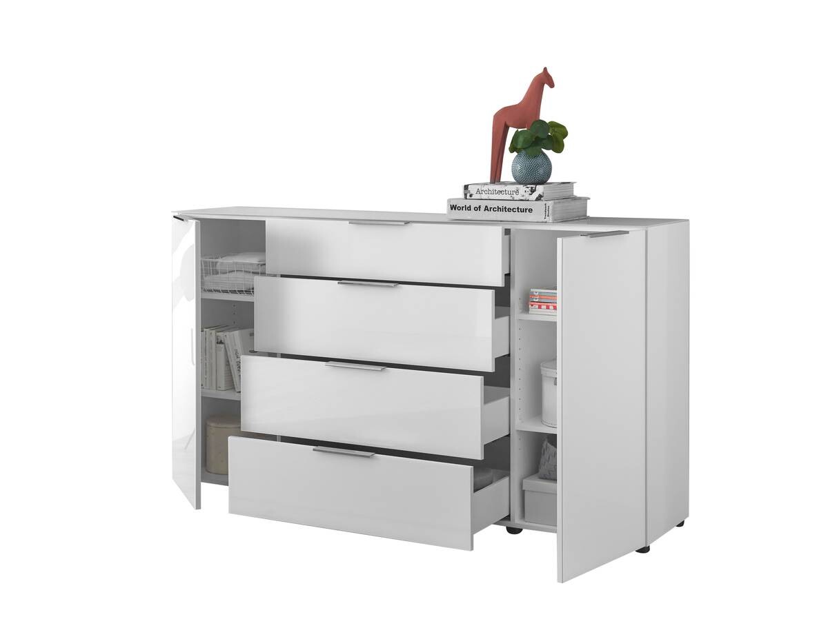 Kommode Santorin weiß B/H/T: ca. 180x99x40 cm