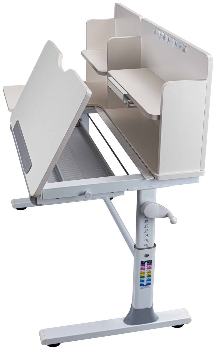 Schreibtisch Sören weiß pulverbeschichtet B/H/L: ca. 60x96x120 cm