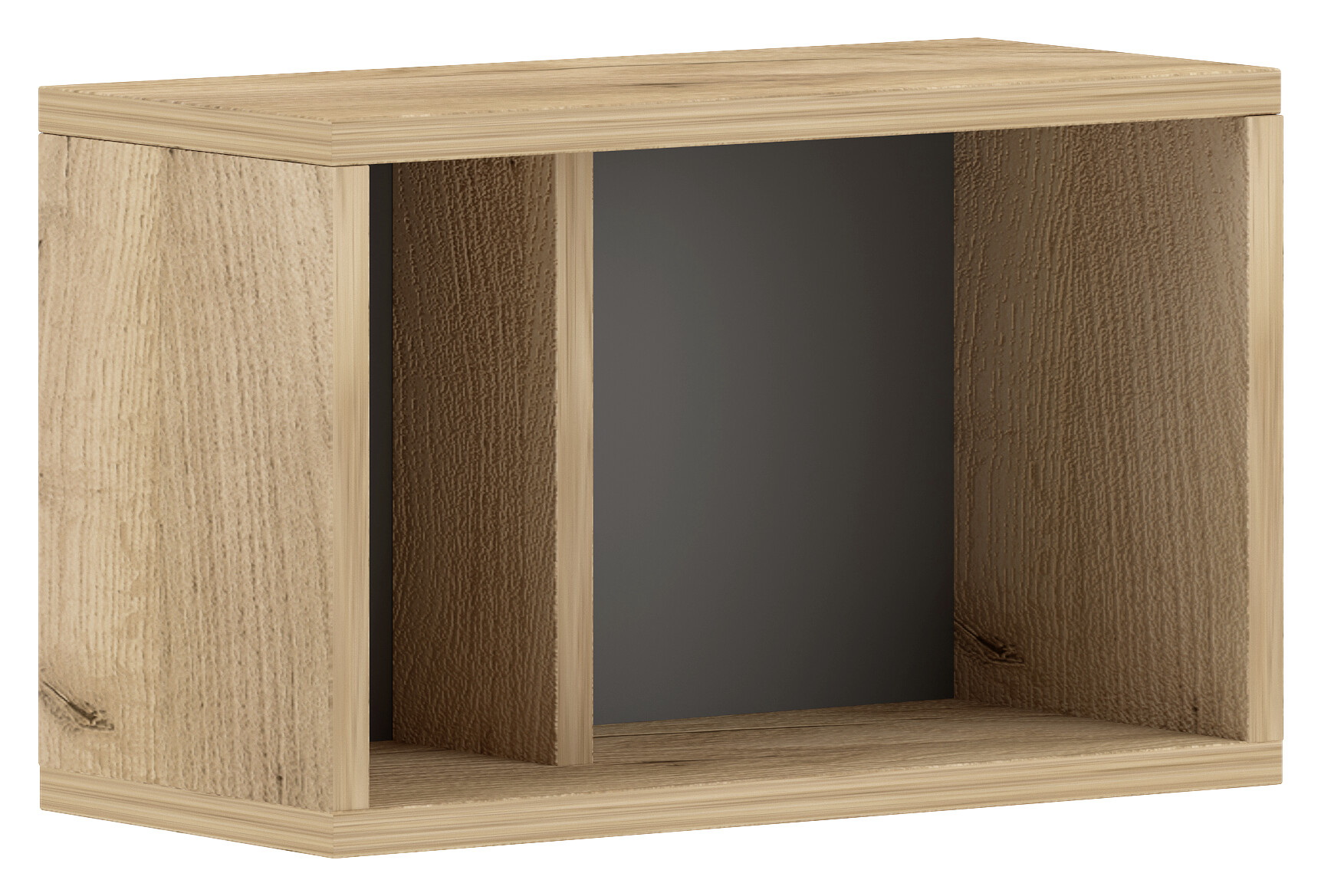 Wohnwand Barcelona Craft Eiche Nachbildung Graphit B/H/T: ca. 40x25x18 cm