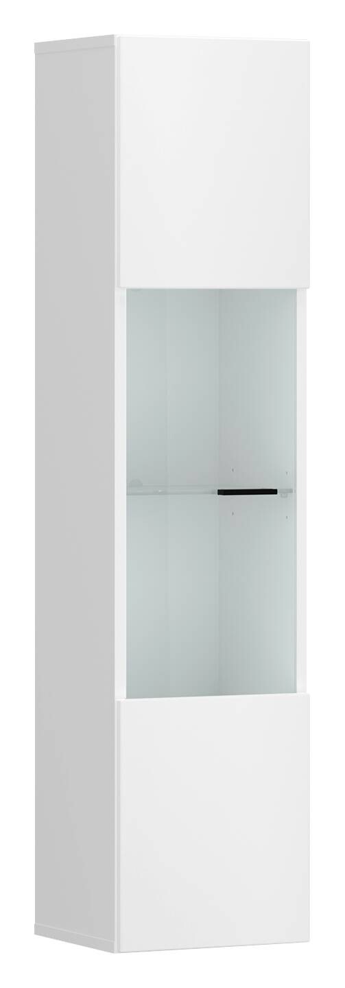 Vitrine Otis weiß B/H/T: ca. 30x130x35 cm