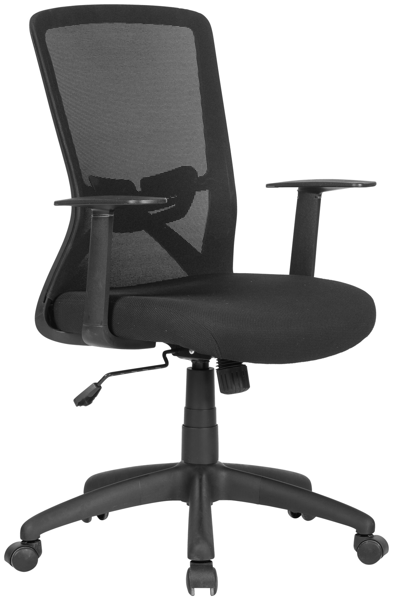 Chefsessel LONG schwarz schwarz schwarz Mesh Webstoff Kunststoff