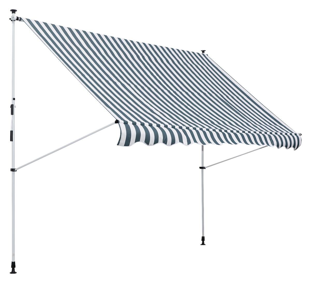 Outsunny Markise grün B/H/L: ca. 150x280x300 cm