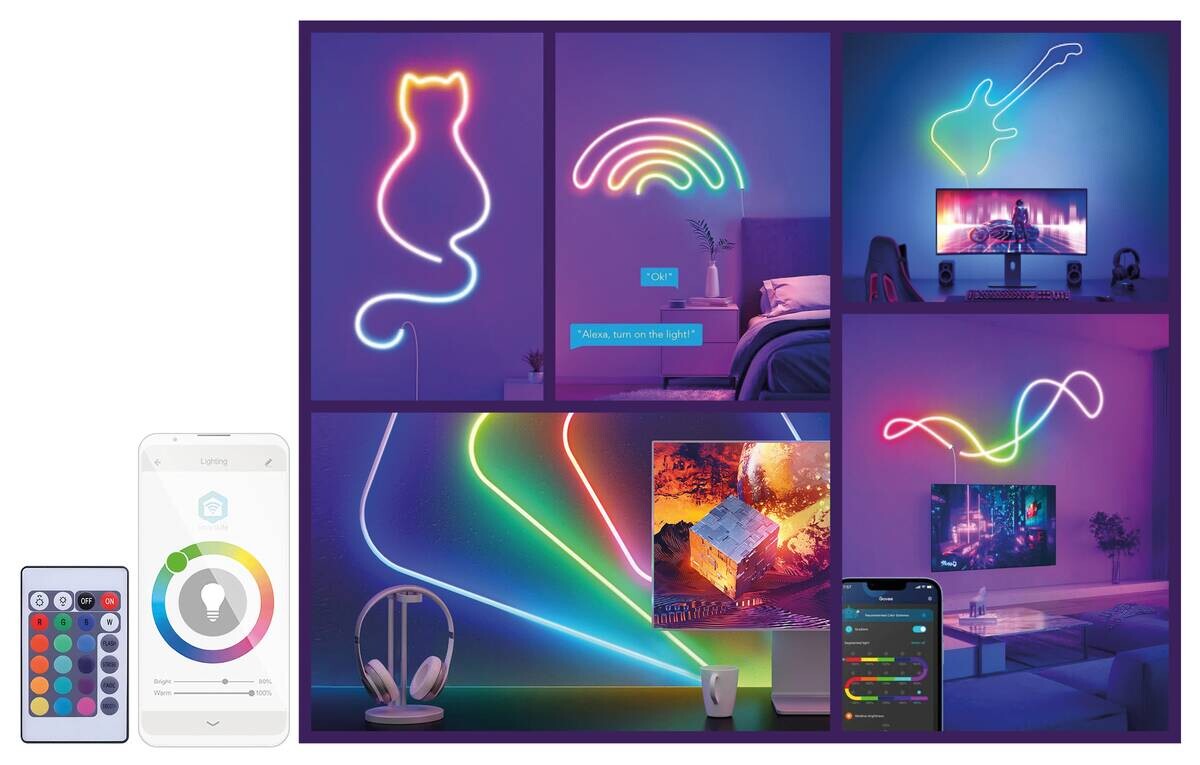 LED-Streifen mehrfarbig