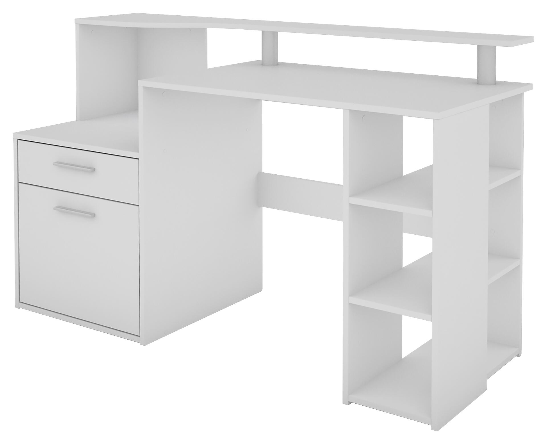 Schreibtisch LOUIS weiß B/H/T: ca. 140x89x55 cm Schreibtisch LOUIS weiß B/H/T: ca. 140x89x55 cm