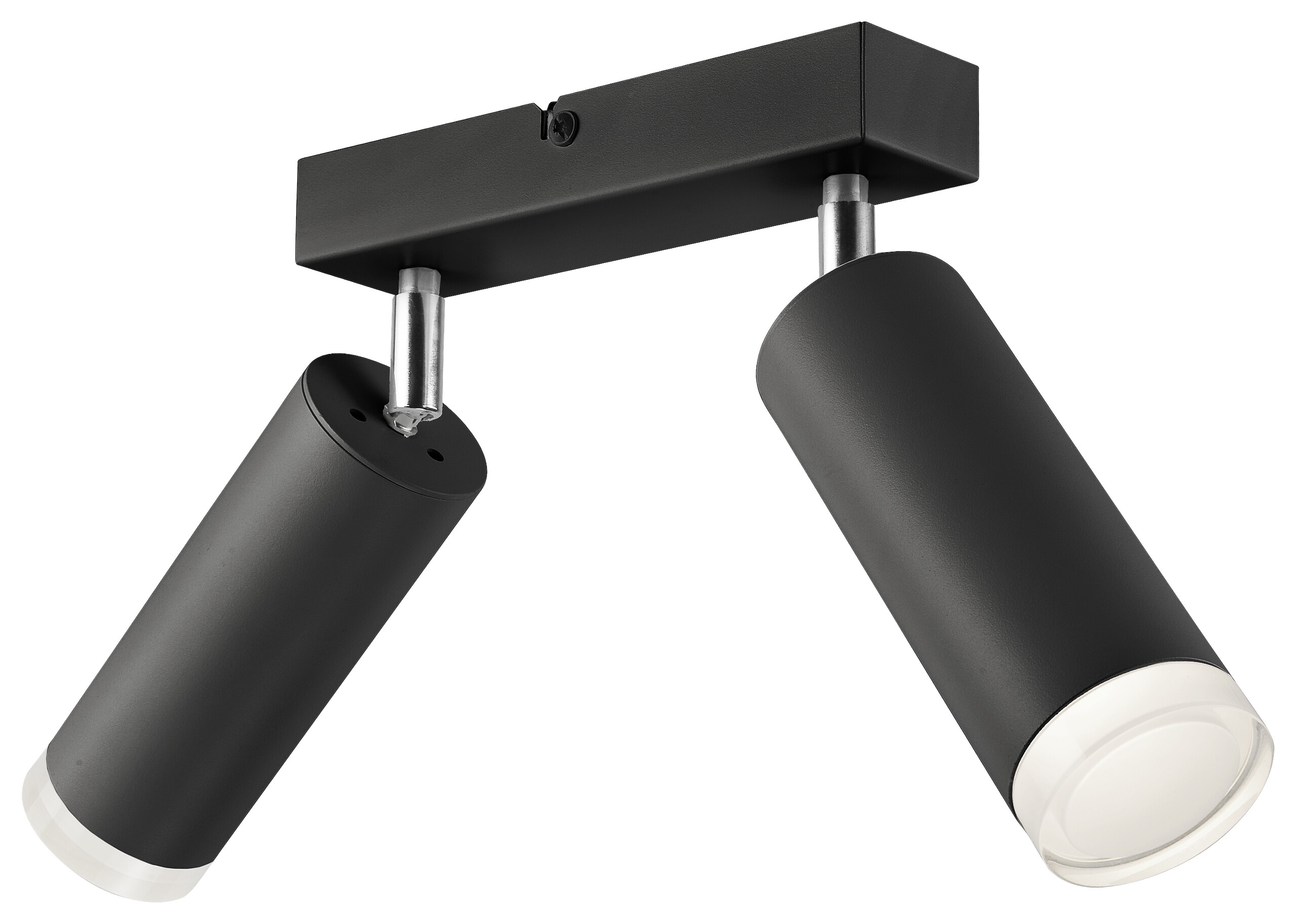 Lamkur Hängeleuchte schwarz Aluminium Acryl Stahl B/H/L: ca. 31x17x31 cm E27 2 Brennstellen