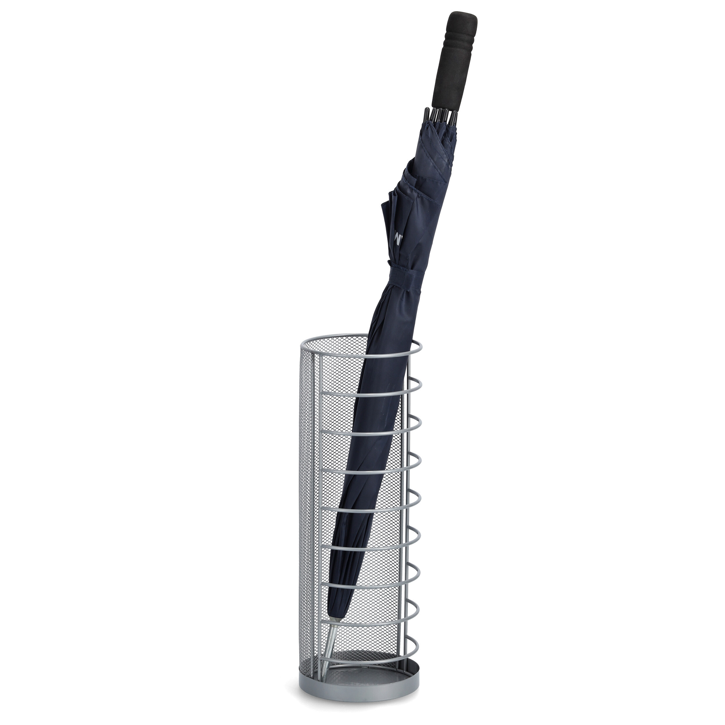 Zeller Schirmständer silber B/H/L: ca. 14x41x14 cm
